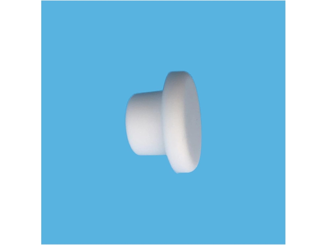 Cabo Bucha 10 Peças Tampa Vedação Borracha Silicone Branca Para