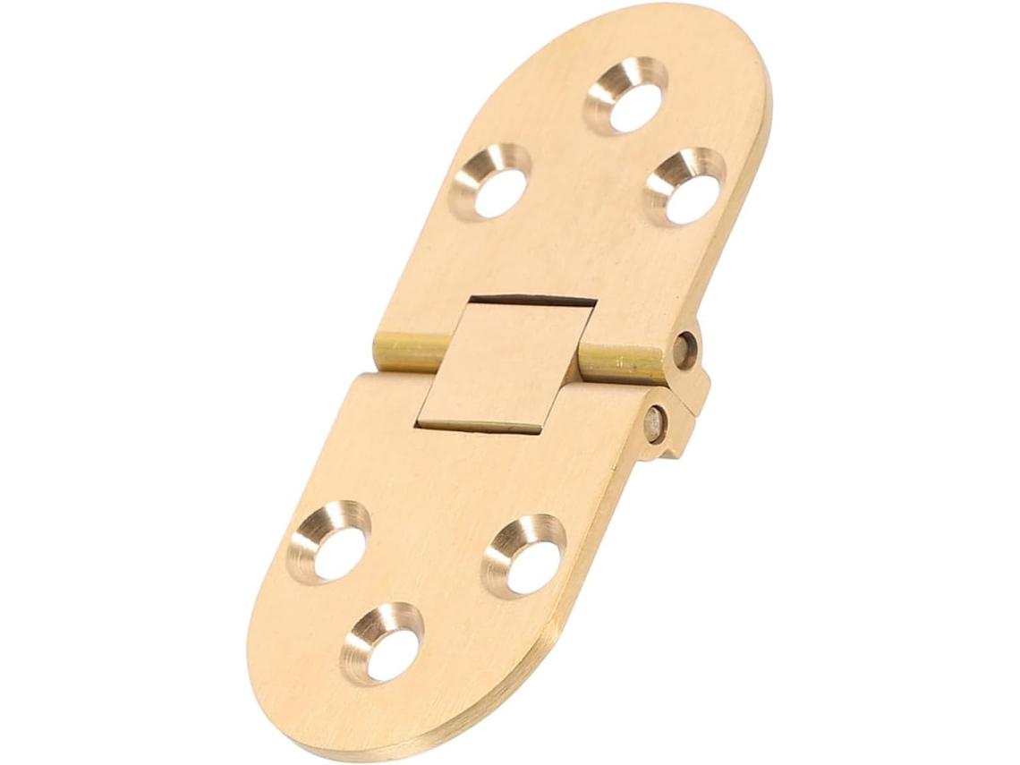 Dobradiça Articulada Osaladi Para Armário, Acabamento Fosco Escovado Em Cobre Espesso, Ideal Para Móveis E Mesas De