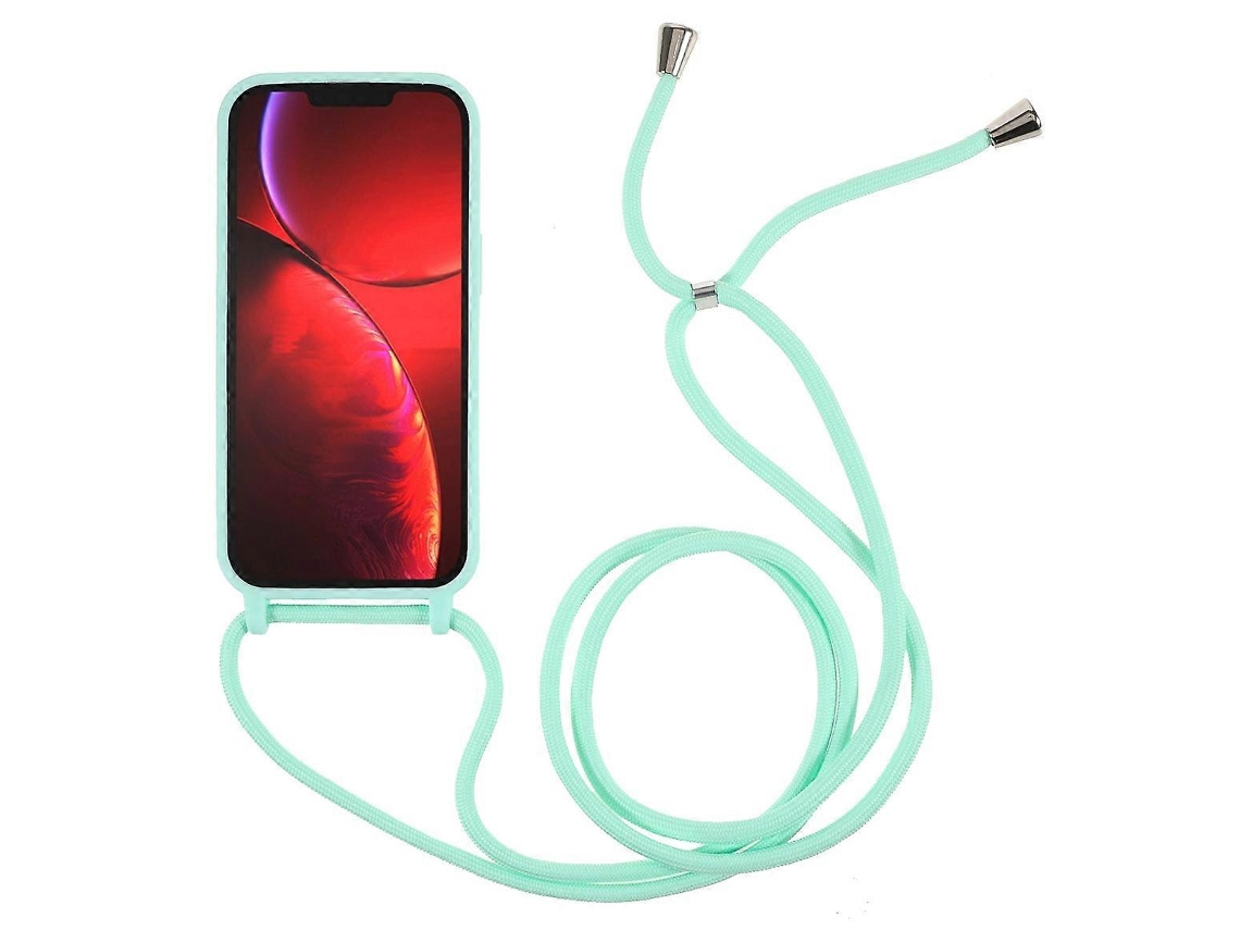 Protetor De Capa Traseira De Tpu Flexível Para Celular Com Cordão Ajustável Para Iphone 13 Mini De 5,4 Polegadas