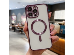 Capa Para Iphone 17 Pro Max Com Revestimento Eletroplástico Magnético E Revestimento Macio.