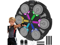 Máquina De Boxe Musical Adequada Para Crianças E Adultos, Tatame De Boxe Com Bluetooth Para Montagem Na Parede, Luzes Rítmicas, Eq Aquaforge