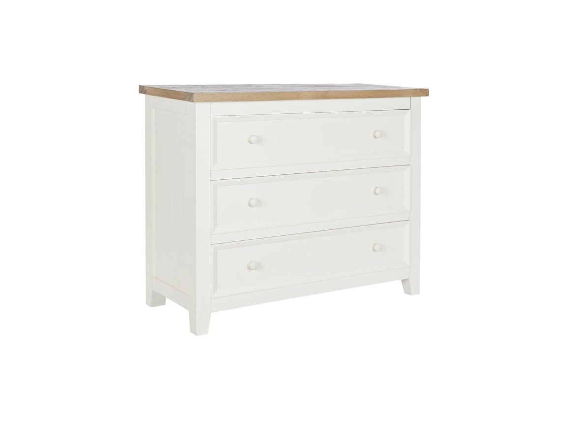 Cómoda DKD HOME DECOR Bege Natural 93 6 X 38 X 76 Cm