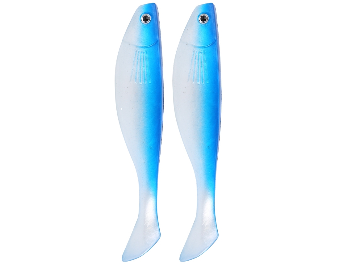 Isca Artificial Soft Lures Azul 2 Unidades