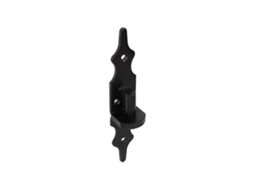 Dobradiças de Placa Preto Rústico 16 Mm Por Peça WOVAR