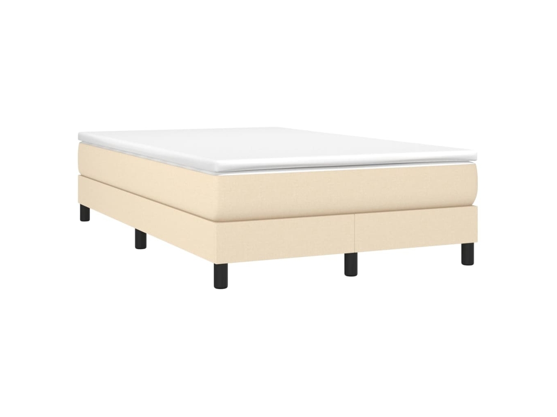 Box Spring Bed, Box Spring Beds Vidaxl Creme Tecido (120 X 190 Cm)
