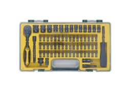Conjunto de Chave de Soquete com Catraca 69 peças, 1/4 polegada | S/MARCA