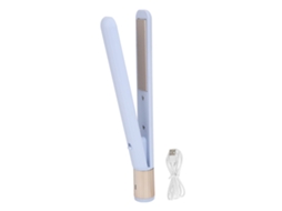 Mini Prancha De Cabelo 2 Em 1 Usb Com Temperatura Ajustável Pequena E Portátil Para Viagens Roxa