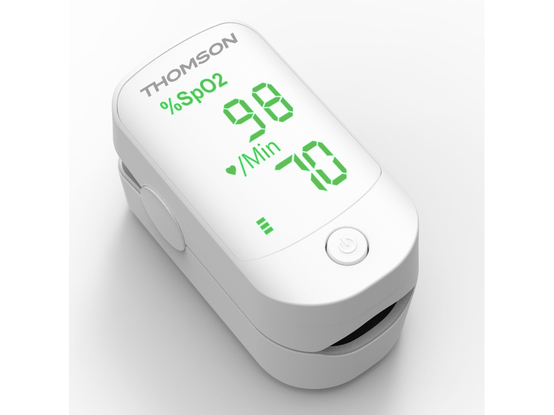 Oxímetro de Pulso IHEALTH Po2 Medidor de Oxigénio no Sangue Monitor de Frequência Cardíaca Monitor de Frequência Cardíaca Thomson