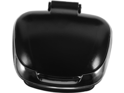 Cinzeiro De Carro Led Preto Em Plástico, Com Ventilação.
