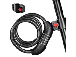 Cadeado De Cabo Para Bicicleta, Scooter, Motocicleta E Portão. Aquaforge