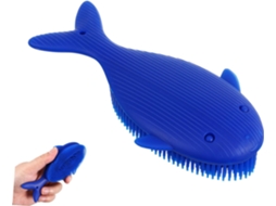Escova De Silicone Esfoliante Em Formato Baleia Aboofan Para O Corpo, Limpeza Profunda Do Cabelo E Da Pele
