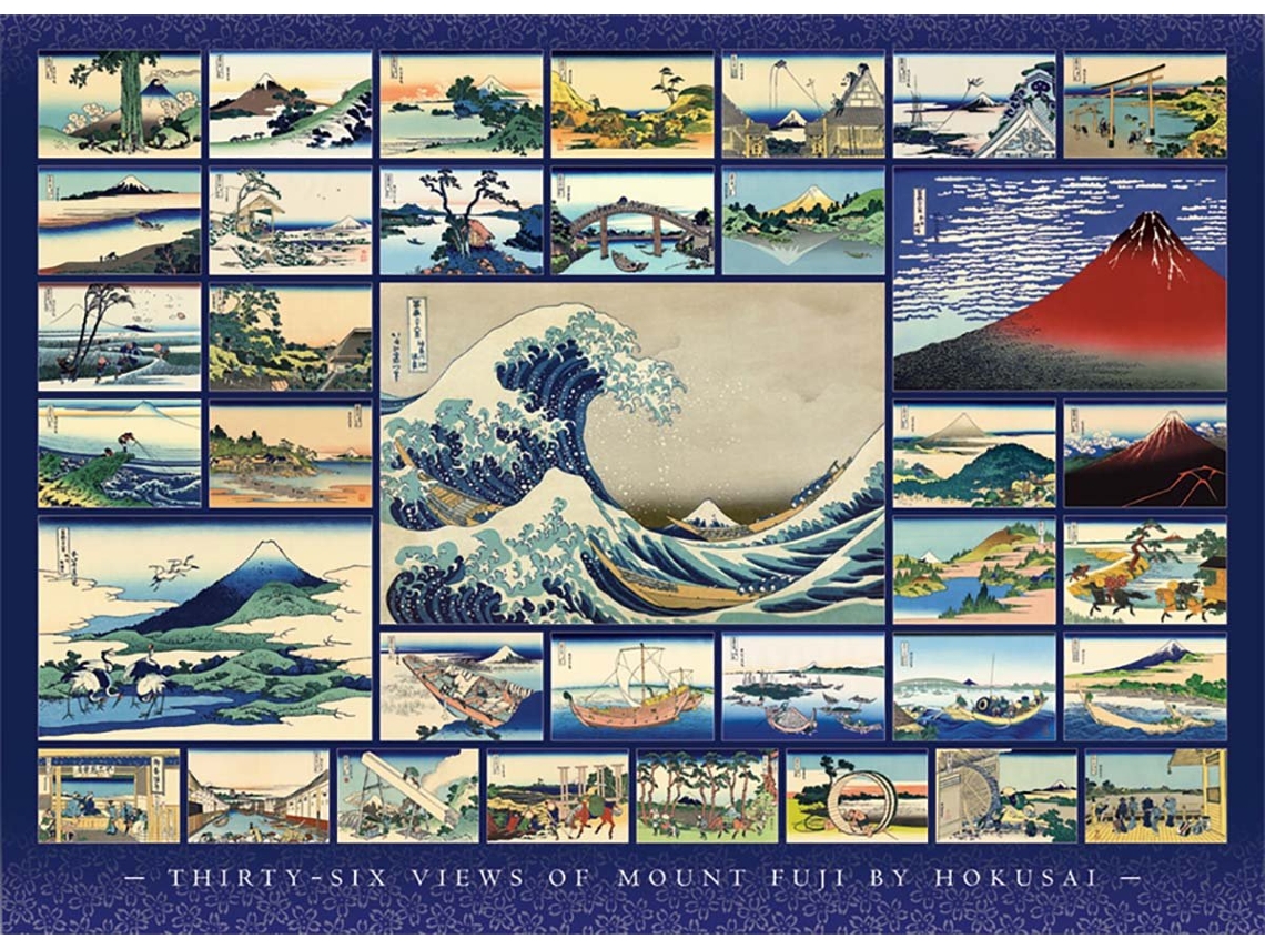 Quebra Cabeça Cobble Hill Hokusai Quebra Cabeça Artístico De 1000 Peças