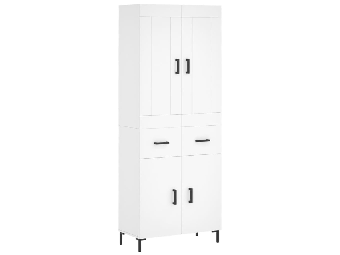 Armário Alto Derivados de Madeira Branco MAISON EXCLUSIVE (69,5x34x180 cm)