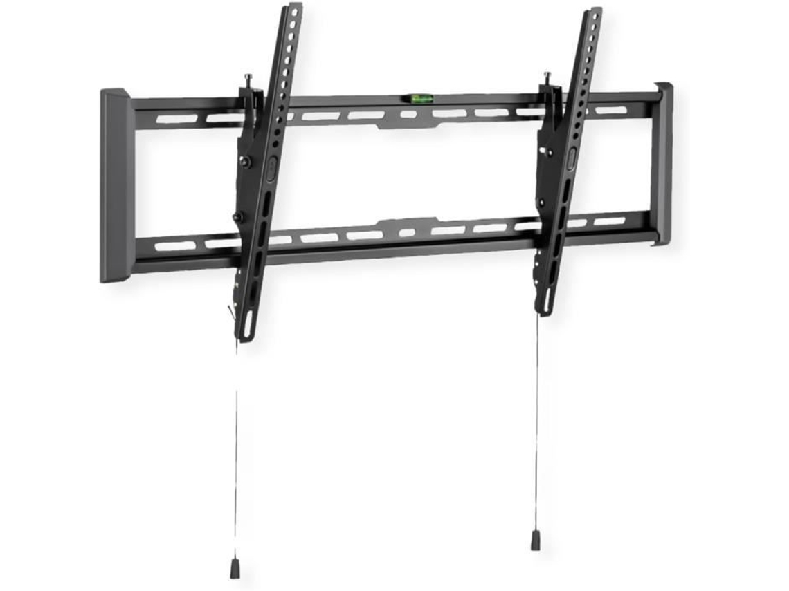 Suporte De Tv Mural Valor Inclinável 43 A 90 Polegadas Capacidade 75 Kg Preto