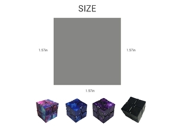 Rebe-mini Cubo Abs Para Alivio De Estrés Anti Ansiedad Juguete Edc Divertido Para Niños Y Adultos