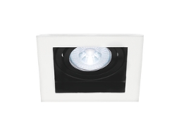 Suporte de Ponto Branco/Preto de Beta R4 Square/Black Mr16 Gu10/Gu5.3 BRAYTRON