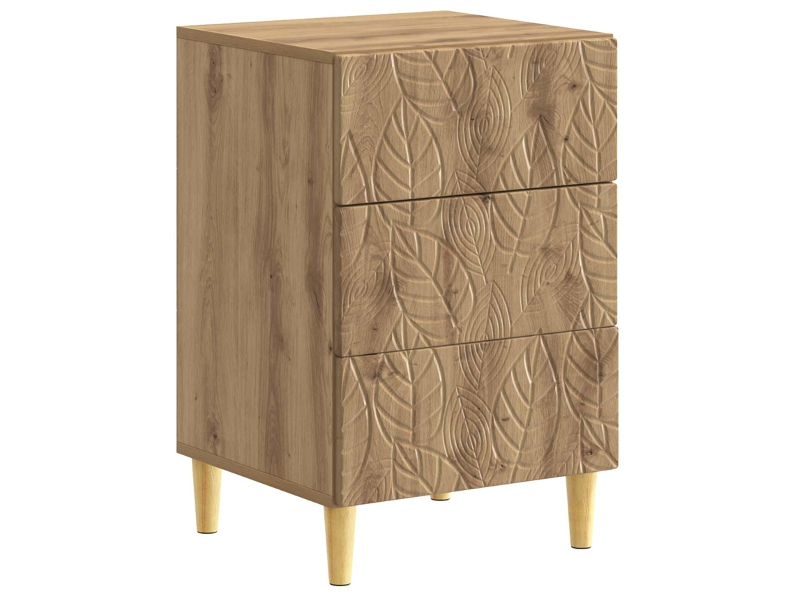Maison Exclusive - Mesa-de-cabeceira Carvalho Arttisan 43 X 39,5 X 66,5 Cm