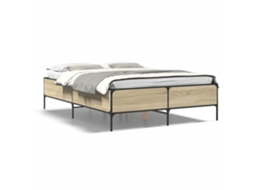Estrutura de Cama 160x200 Cm Derivados Madeira/metal MAISON EXCLUSIVE