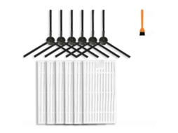 Peças Para Aspirador Robô Ilife Chuwi V3 V3s V5 V5s V5s Pro V50 V55 X5: Escova Lateral E Filtro Hepa.