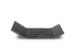 Mini Teclado Bluetooth Dobrável, Recarregável, Compatível com Até 3 Dispositivos TAISHENGDA