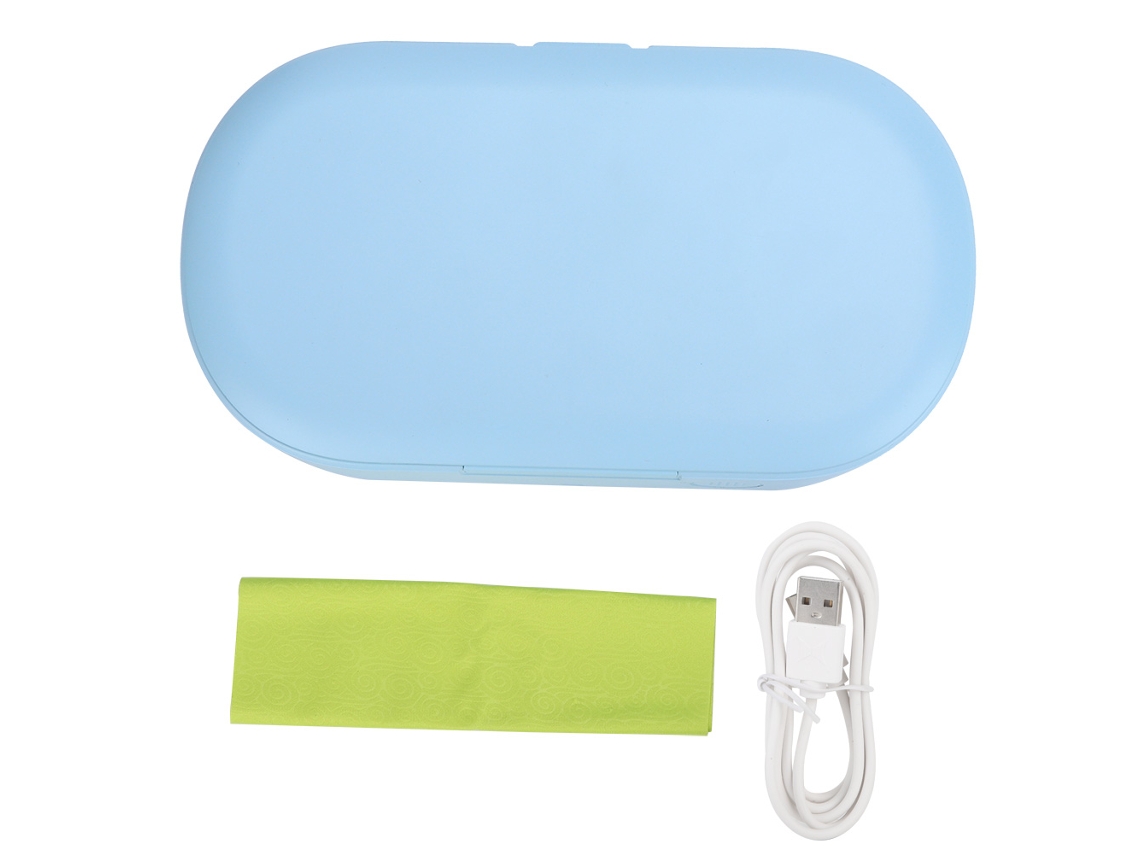 Esterilizador Multifuncional Laxiscreed Uv Com Carregamento Sem Fio Para Máscaras, Escovas E Roupa Íntima