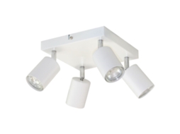 Luminária Led Teto/parede 4x50w 140mm Branca Adviti