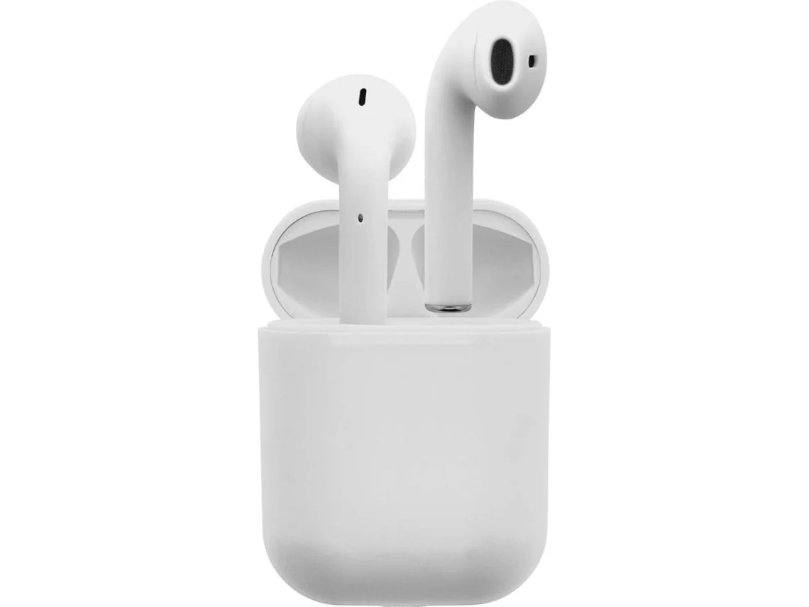 Auriculares Bluetooth True Wireless STREETZ Tws-0004 (In Ear - Microfone - Branco)