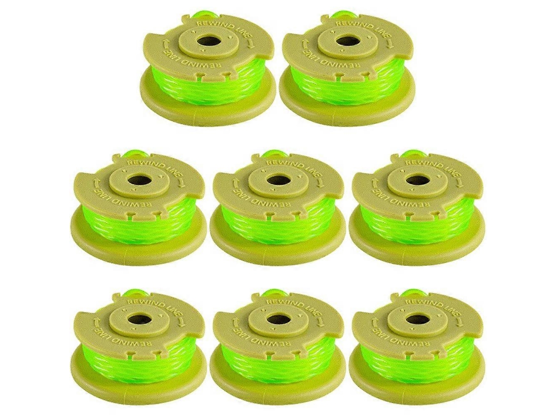 Conjunto De 8 Bobinas De Nylon Para Cortador De Grama Ryobi Ac80rl3 - Peças De Reposição