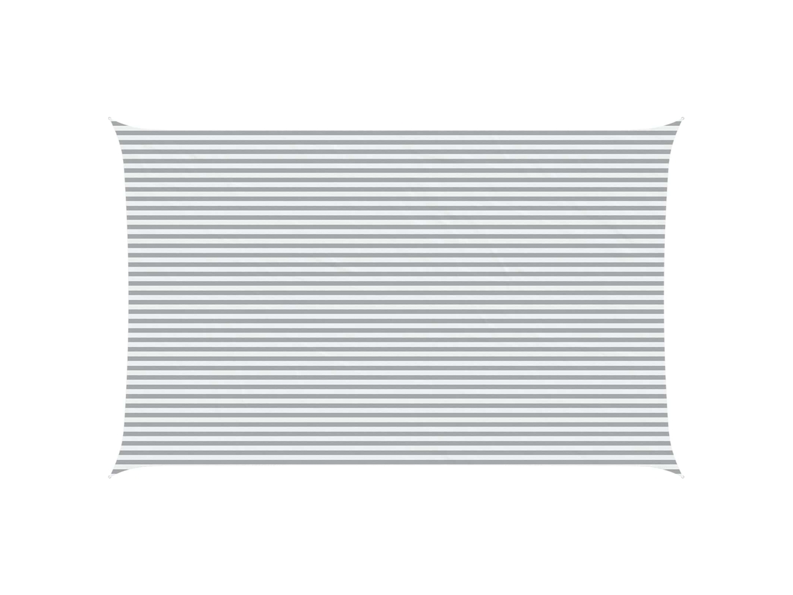Maison Exclusive - Vela De Sombra Solar Cinza Claro E Branco 8 X 5 M