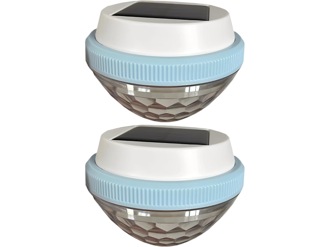 Bosreroy Conjunto 2 Luminárias Solares Flutuantes Mudança Dinâmica Formato Pêssego Prova Ip45 Decorativas Lagoas Áreas GOKOCO