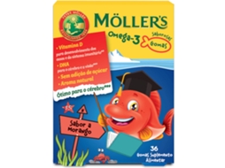 Suplemento Gomas Ómega 3 Morango Criança Möllers