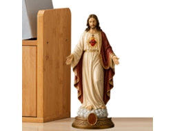 Estátua De Jesus De 20 Cm, Santo Religioso, Abençoado | Estátua