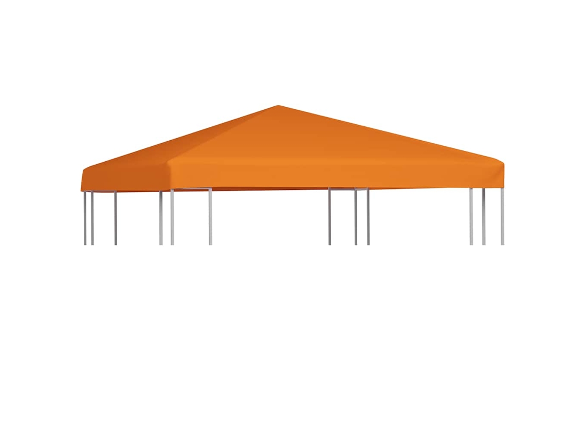 Vidaxl Cobertura De Gazebo 310 G/m² 3x3 M Laranja