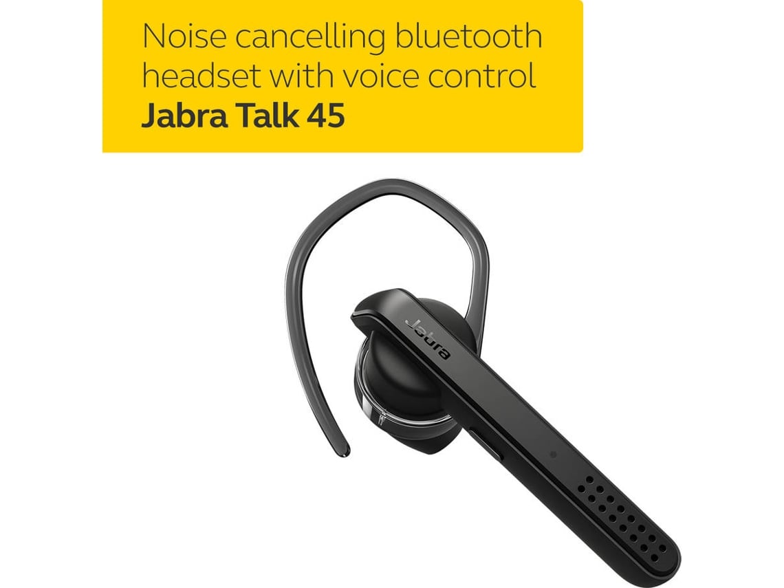 Auscultadores Bluetooth JABRA Jatalk45B (On Ear - Microfone - Noise Cancelling - Preto)