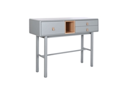 Console HOME ESPRIT Azul Cinzento Madeira Mdf 120x35x90 cm