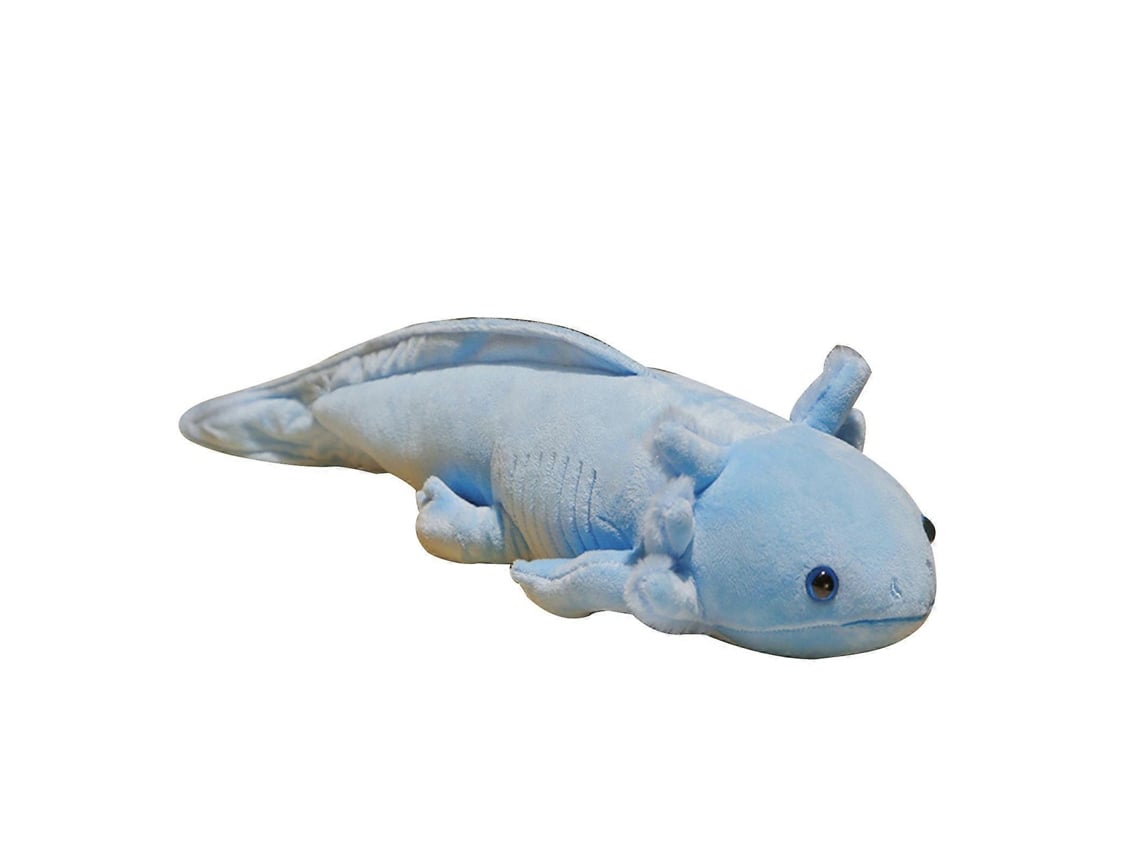 Boneco De Pelúcia De Axolote Azul, 45cm