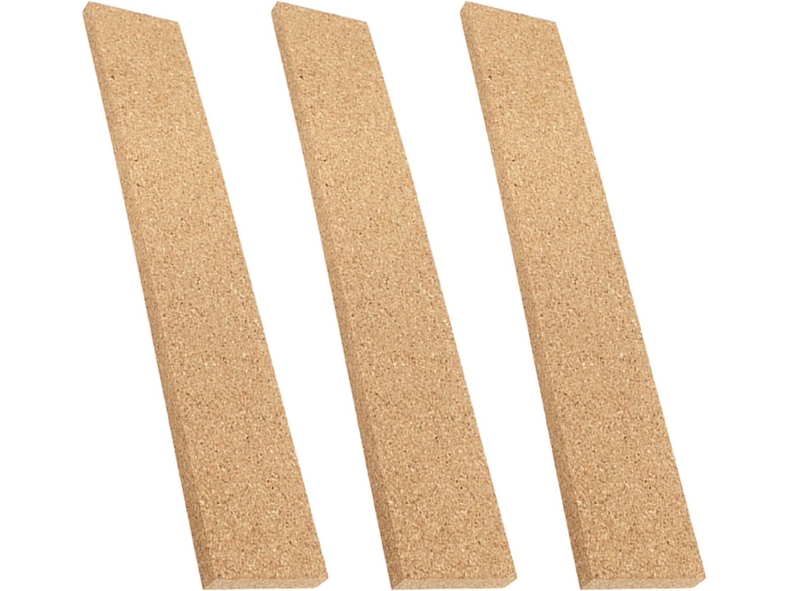 Popetpop Conjunto De 3 Tiras Cortiça Natural Para Decoração Parede Sem Moldura, Ideais Para Escritório E Colocar Fotos