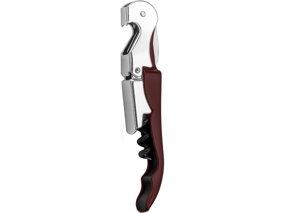 Abridor De Vinho 3 Em 1 Aço Inox Com Saca Rolhas, Garrafas E Cortador Cápsulas Para Bar Casa Festas-aquaforge