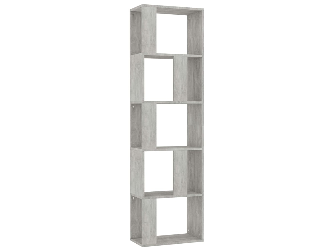 Book Cabinet, Book Cabinets Vidaxl Cinzeto Madeira Processada (n/a)