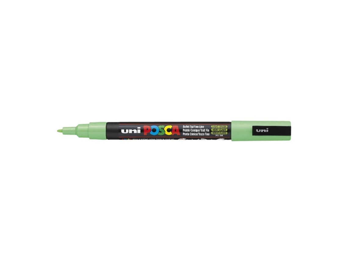 Marcador POSCA Pc-3m Ponta Redonda Fina Verde Claro (ponta de 0,9 A 1,3 Mm)