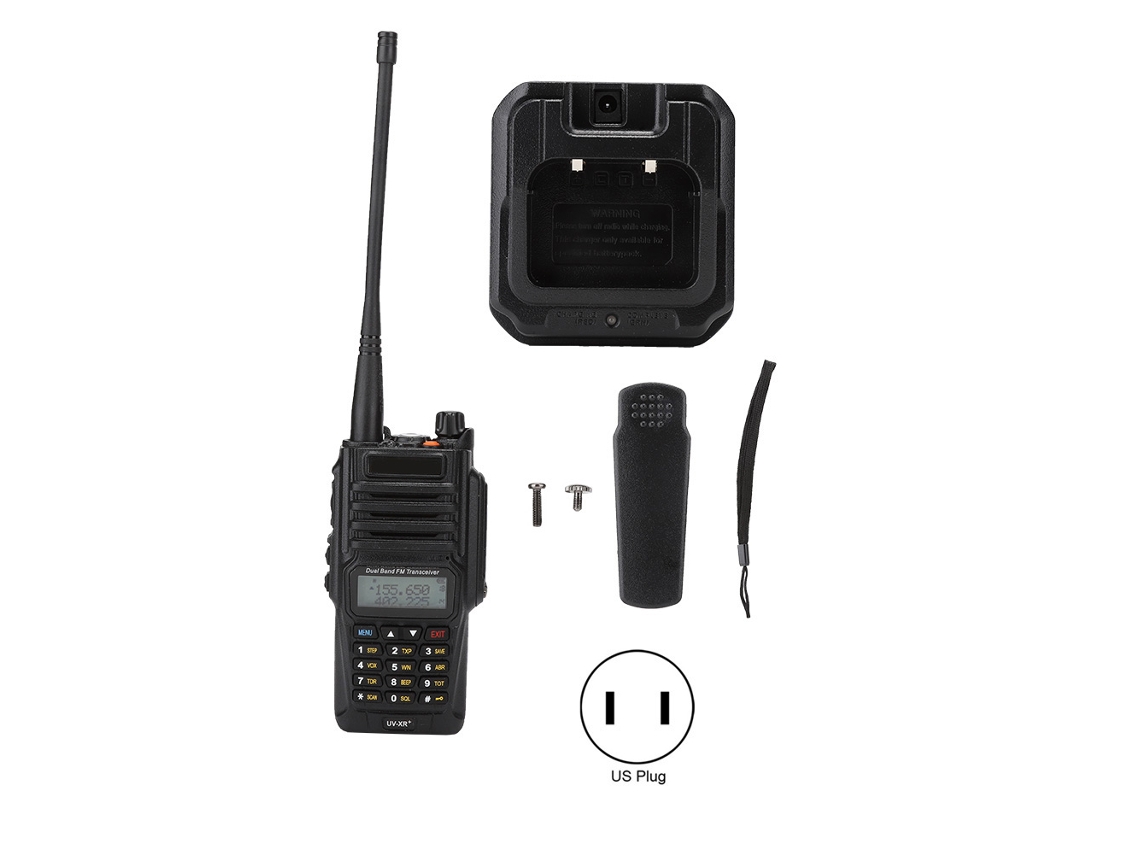 Rádio Mali Walkie Talkie, Portátil, à Prova D'água, VHF/UHF, Banda Dupla