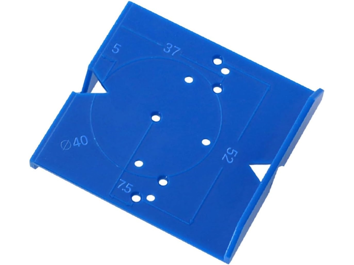 Gabarito De Dobradiça Secfou Para Porta Armário Com Controle Posição, Ferramenta Para Marcenaria Em Abs Furação De 35mm