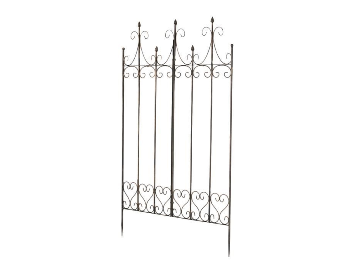 Treliça maciça CLP FLIEDER para trepadeiras, em ferro, estilo nostálgico, Tamanho 150 x 100 cm, Diâmetro da haste 1,5 cm, ...