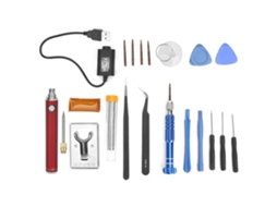 Set De Soldador Eléctrico Inalámbrico Recargable Portátil, Herramienta De Soldadura Pen Roja