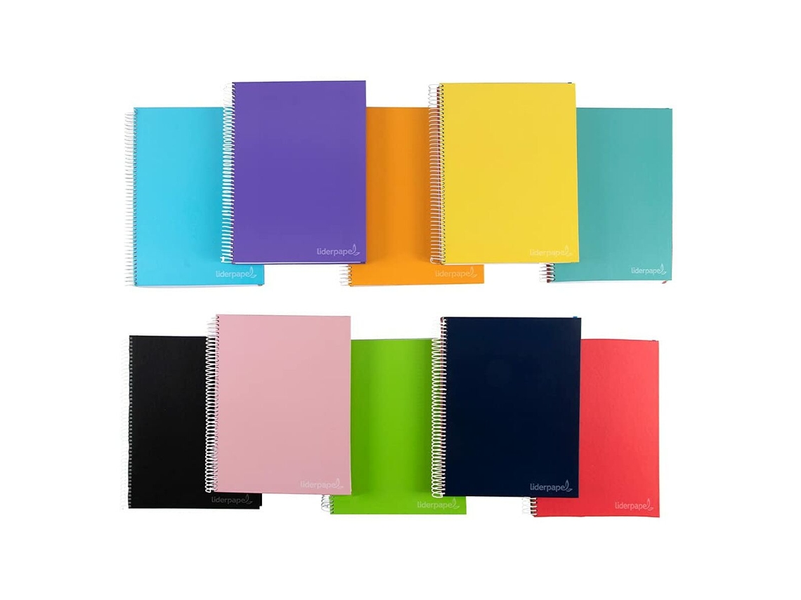 Caderno LIDERPAPEL BA01 A4 140 Folhas