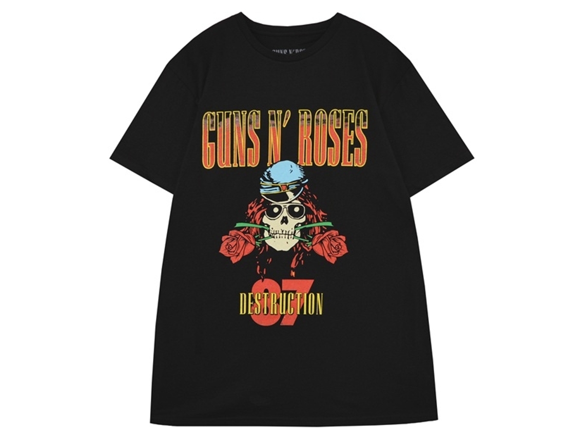Guns N' Roses Uk Tour 87 T-shirt Classic Unisex Adults Size:s
