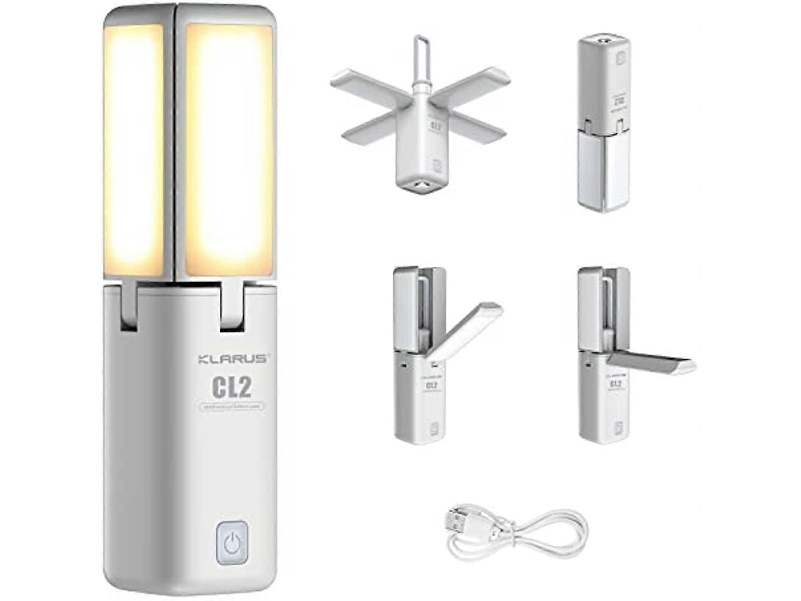 Lanterna De Acampamento Dobrável Recarregável Klarus Cl2 10400mah, 750 Lúmens, 7 Modos De Iluminação, À Prova Dágua Ipx5, Luz Led Olysi Shop