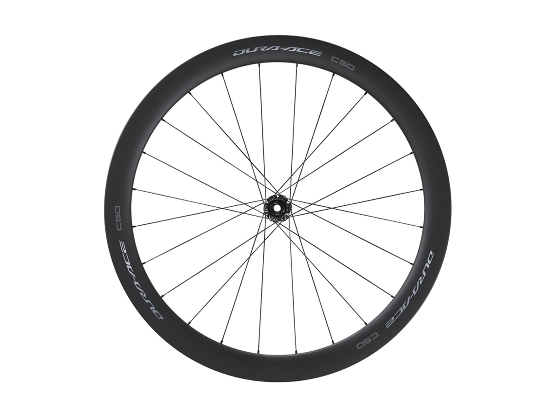 Roda de travão de disco SHIMANO Dura-Ace WH-R9270-C50-TU-F - Center Lock