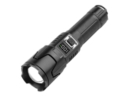 Lanterna Led Super Brilhante 120000lm Usb Recarregável Zoom Ajustável Ipx5 À Prova D'água