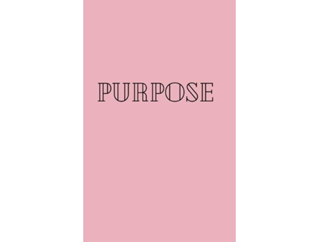 Livro Purpose 110 page journal de Nia Gillis Rodney (Inglês)